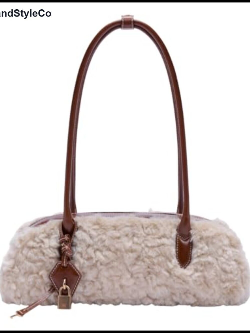 Bowler Satchel Handbag Zip Closure Shoulder Bag Everyday Purse